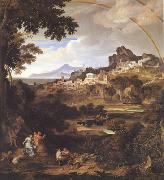 Joseph Anton Koch Heroic Landscape with Rainbow (mk22) painting